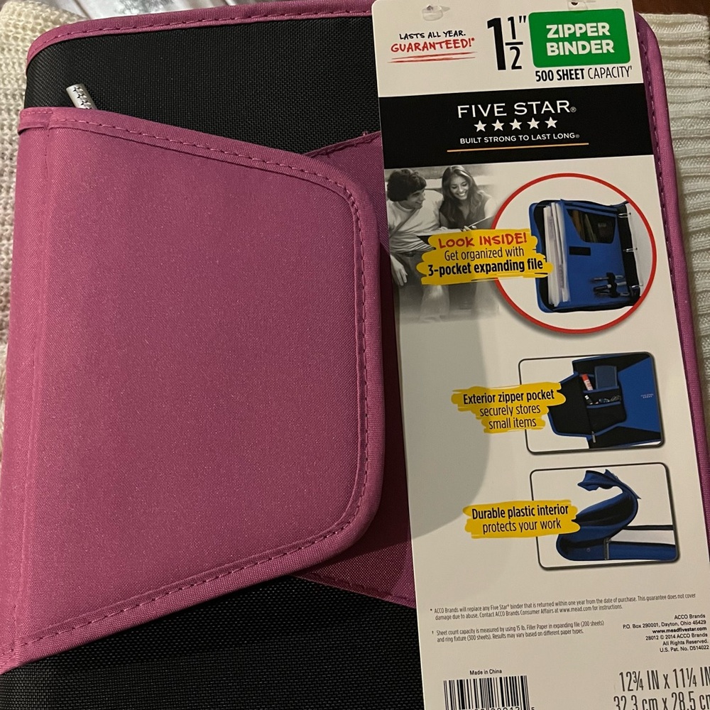 Five Star 1 1/2 Inch Binder